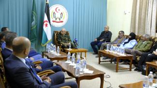 President Brahim Ghali receives Algerian delegation including leaders of political parties