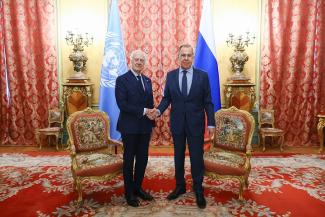 Rusia traslada al enviado de la ONU para el Sáhara Occidental, Staffan de Mistura, su apego a una solución acorde a la legalidad internacional 