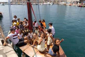 Niños saharauis disfrutan del Programa “Navegando Juntos en las Islas” en Las Palmas 